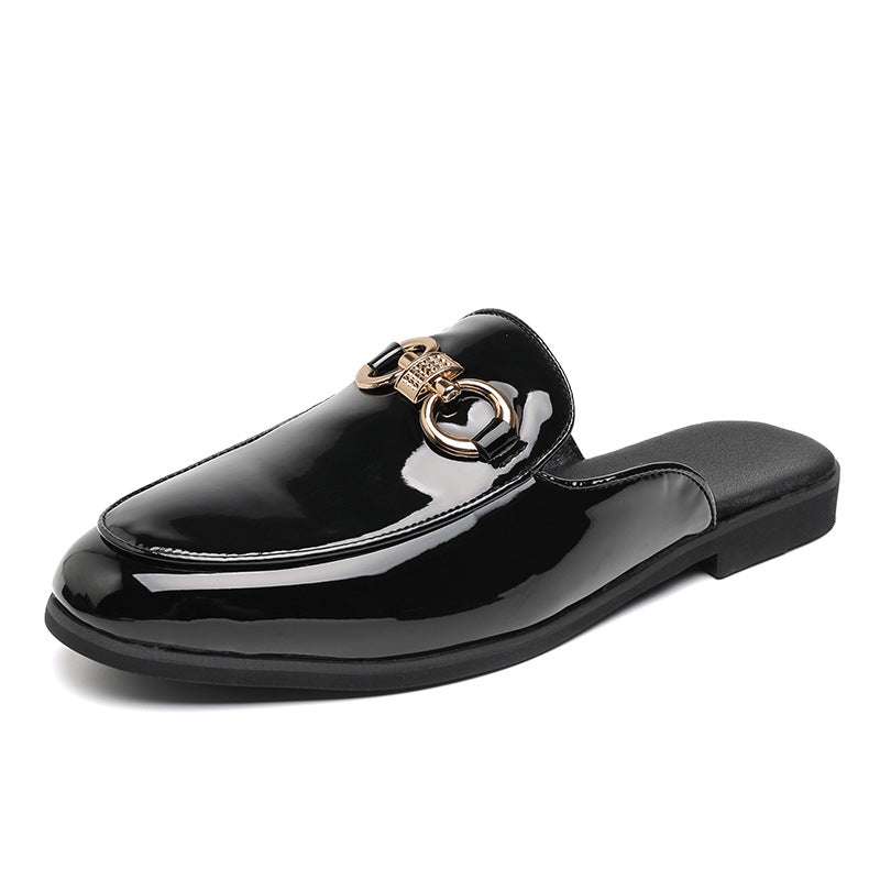 New Fashion Plaid Half Slippers
