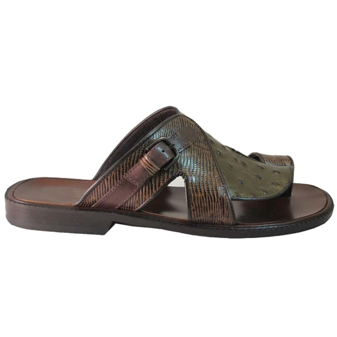 New Arrivals Push Toe Ostrich Sandals