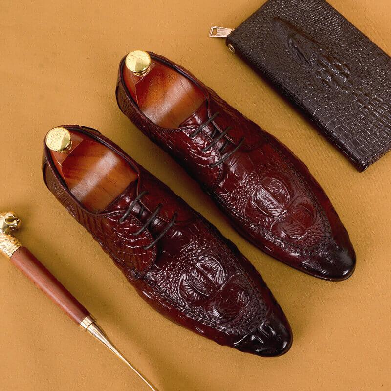 Men's Business Casual Pointed Leather Shoes