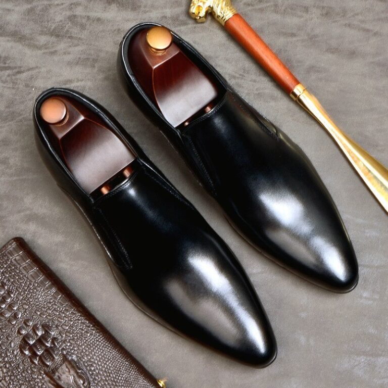Handmade Leather Oxford Party Wedding Shoe For Men