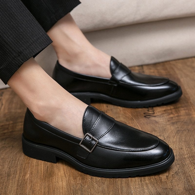 Men Suede Leather Penny Loafer