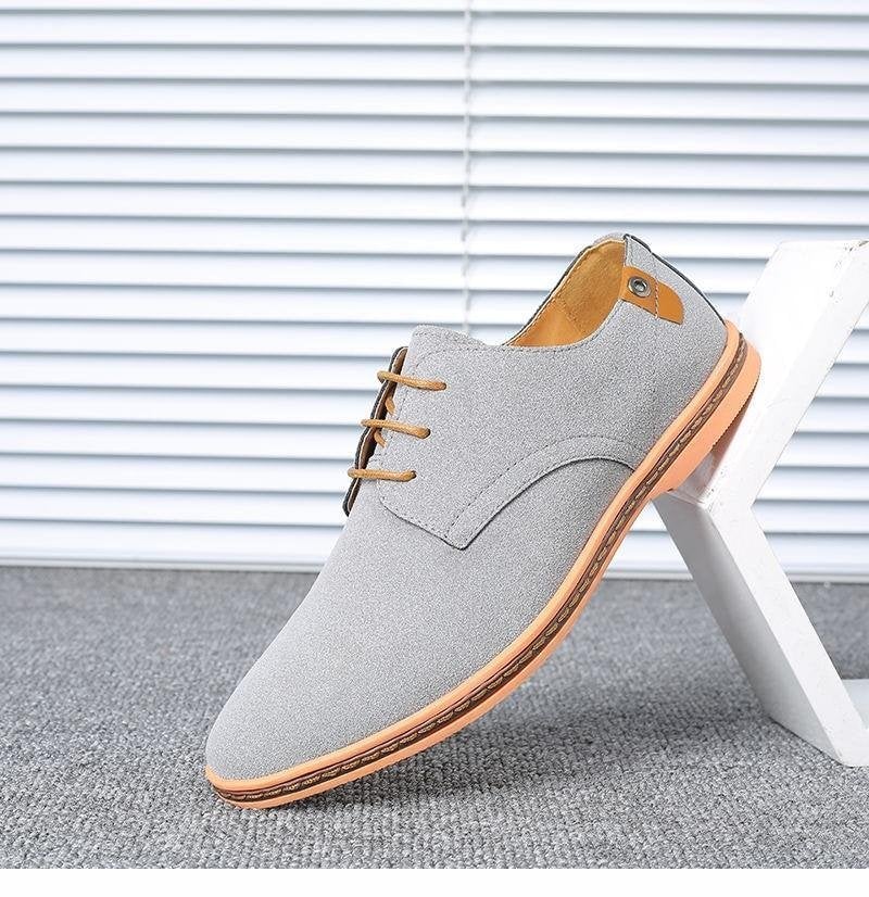 Large Suede Leather Oxford Casual Men's Shoes