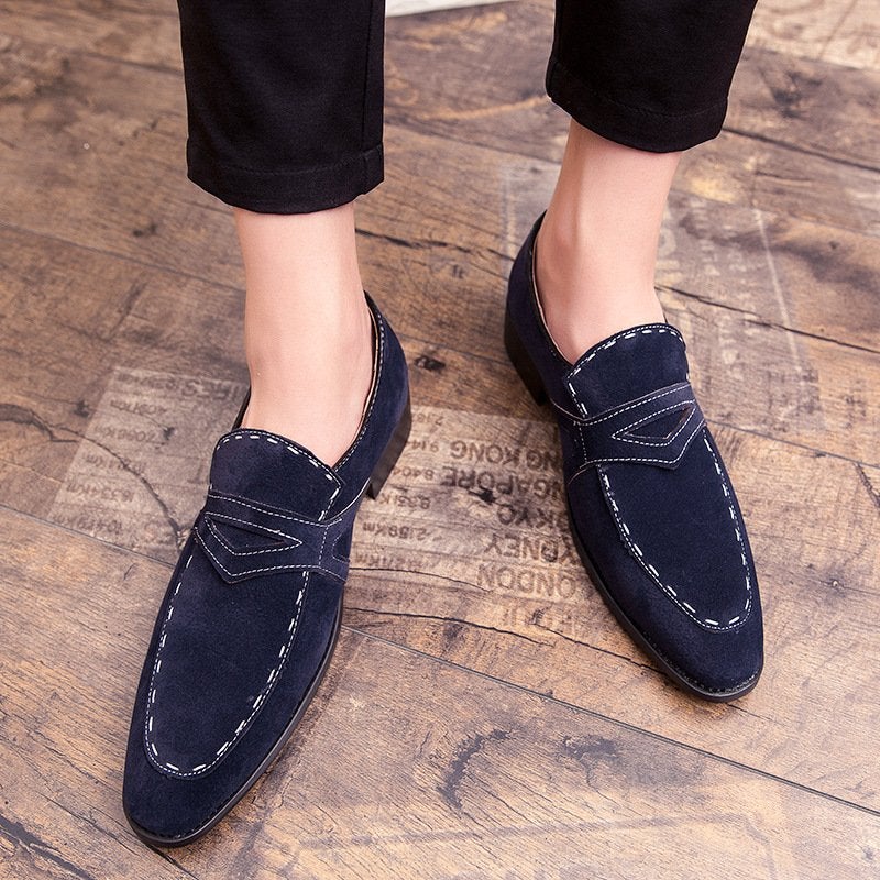 One-step Frosted Pointed Sand Shoes