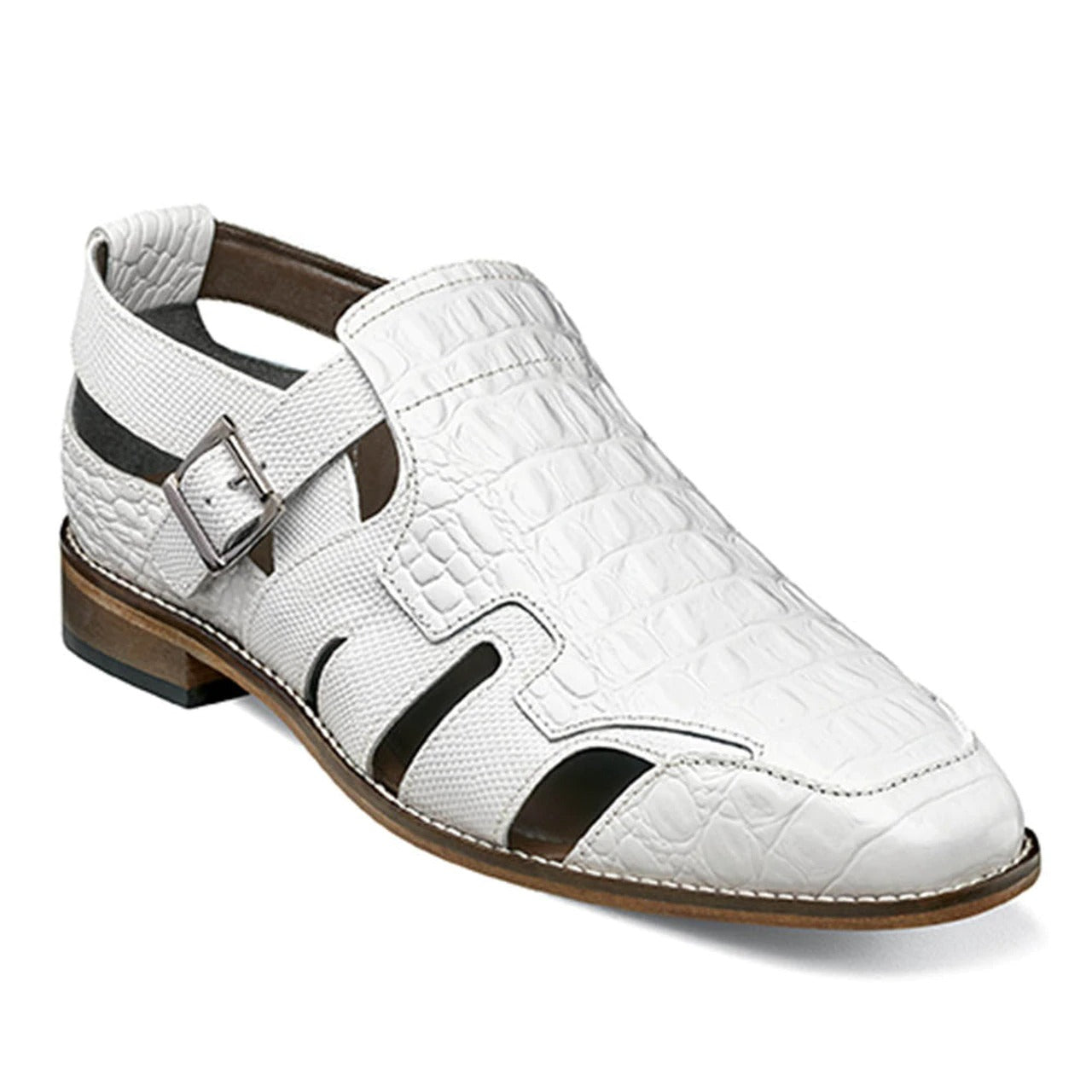 Trendy Colorblock Buckle Men's Sandals