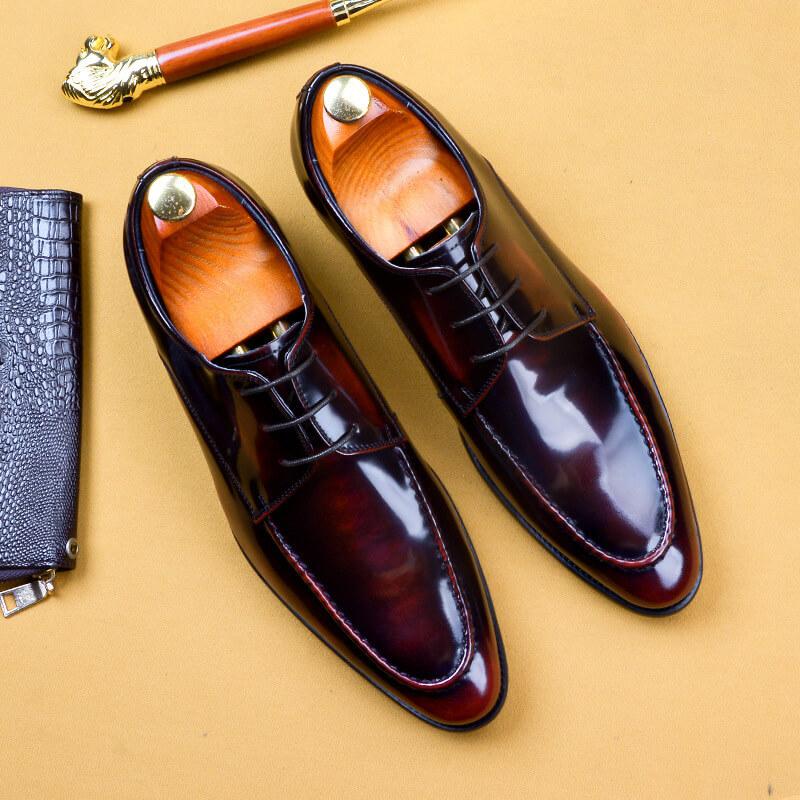 Business Men's Formal Wear Pointed Leather Shoes