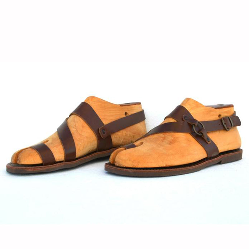 Handmade Roman Leather Sandals For Men