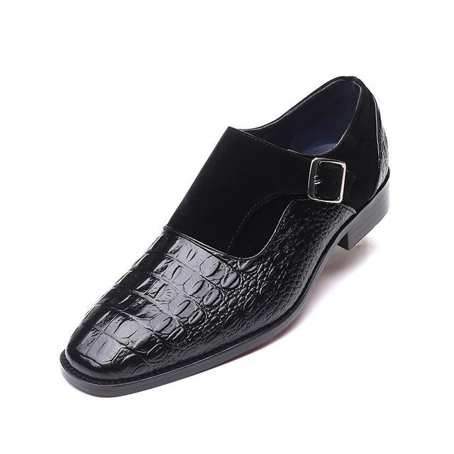 Fashion Crocodile Leather Men Business Shoes