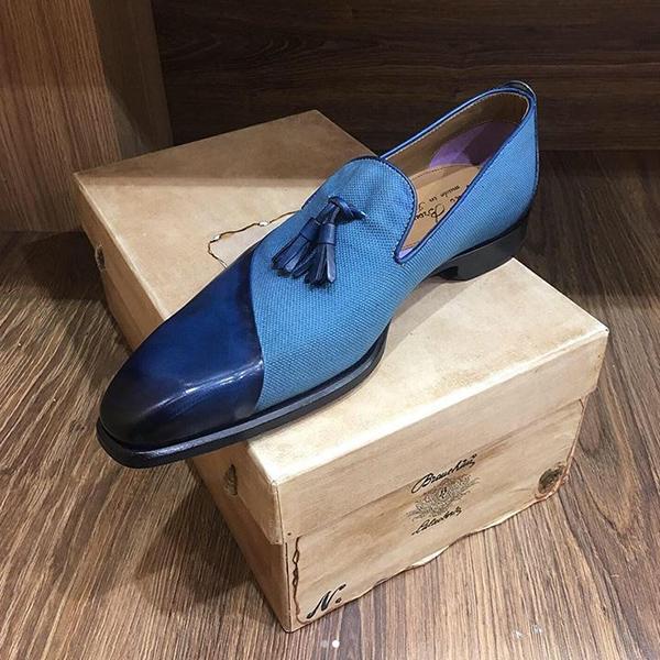 Stiching Tassel Men Loafers