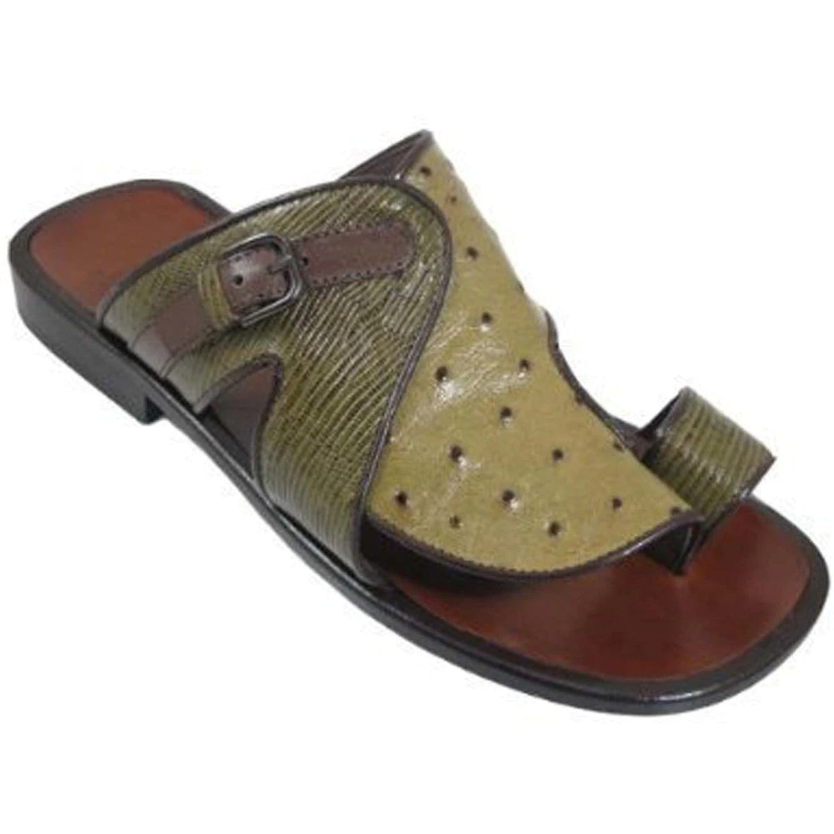 New Arrivals Push Toe Ostrich Sandals