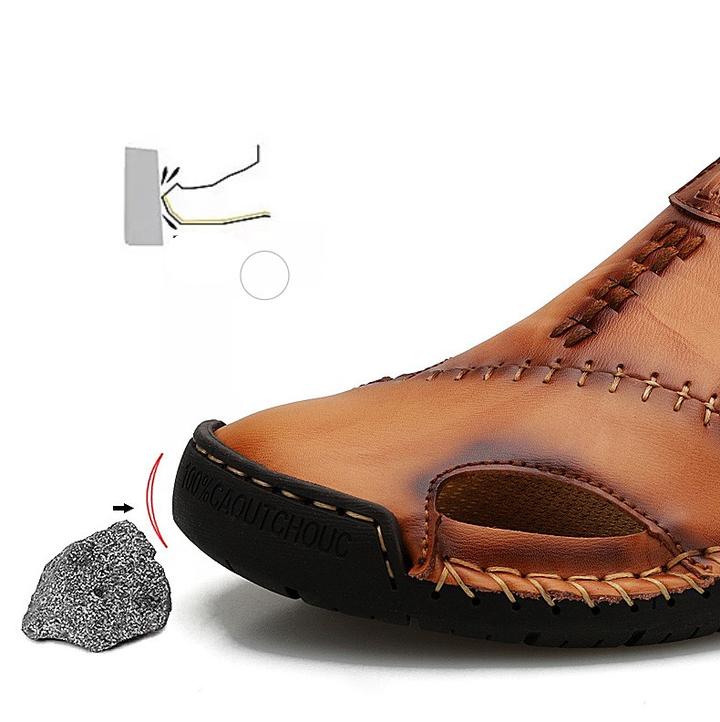 Men's Summer Handmade Soft Leather Sandals