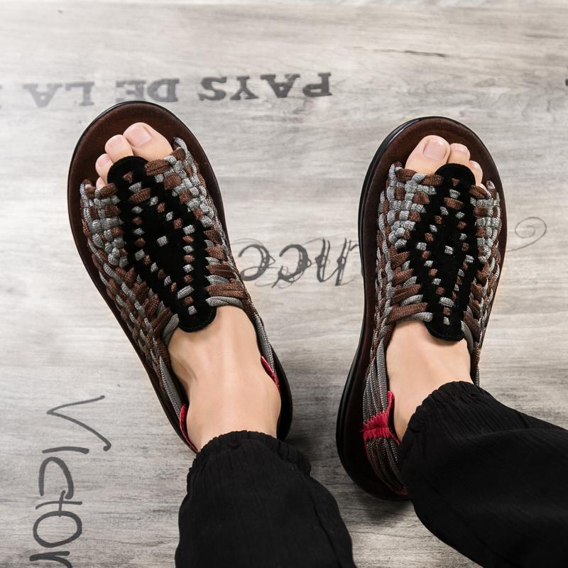 New Arriving Male Female Handmade Weave sandals