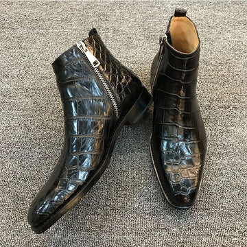 Men's Crocodile Fashion Boots