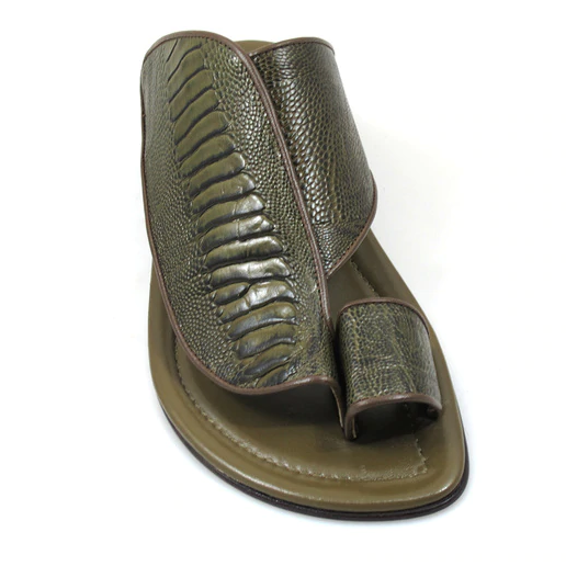 Ostrich Push Toe Casual Sandals