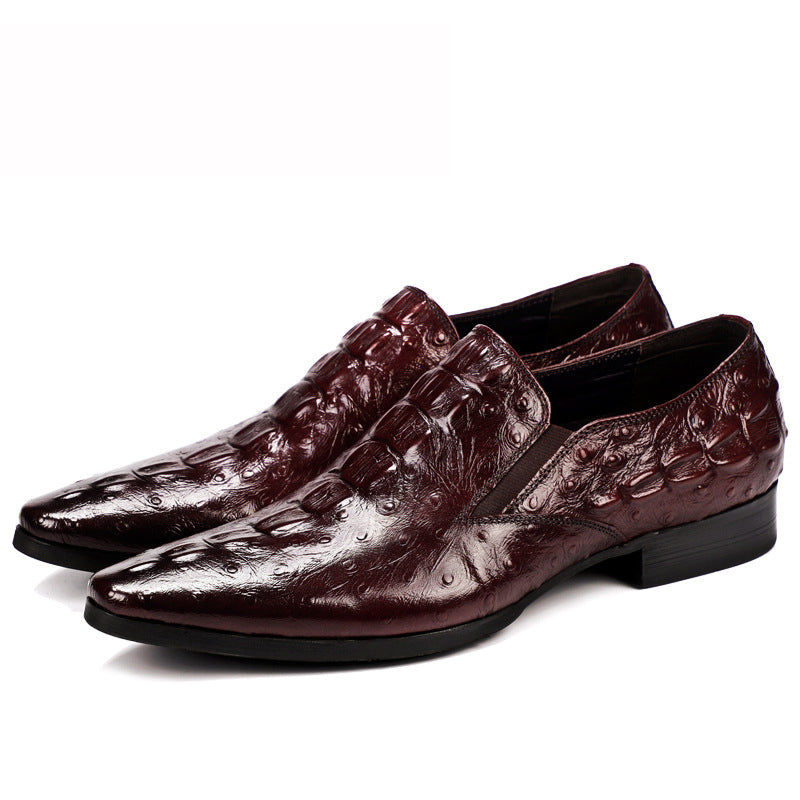 Men's Crocodile Business Formal Shoes British Casual Shoe