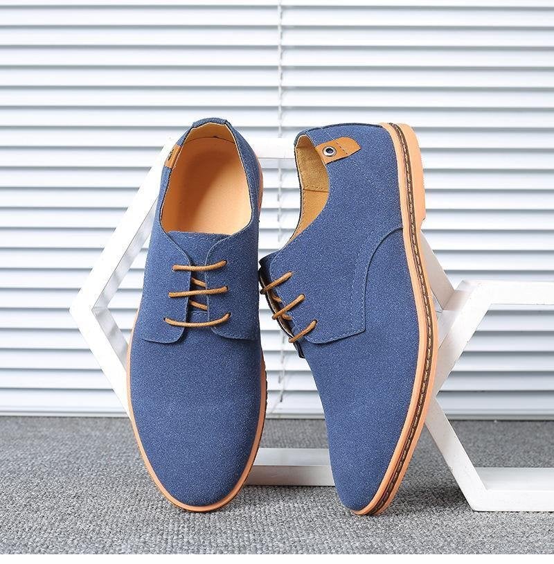 Large Suede Leather Oxford Casual Men's Shoes