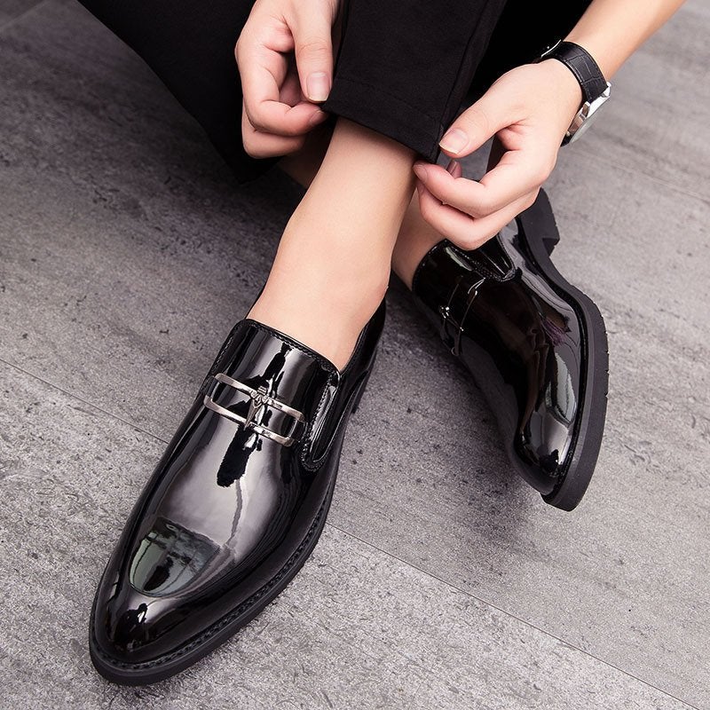 Men's Casual Business Pointed Leather Shoes