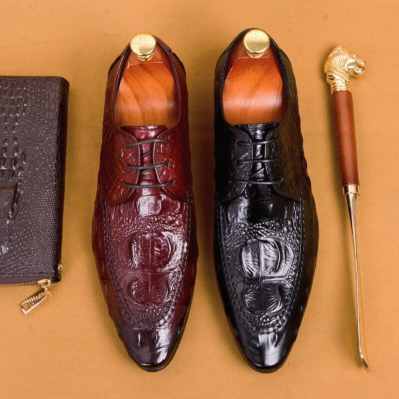 Men's Business Casual Pointed Leather Shoes