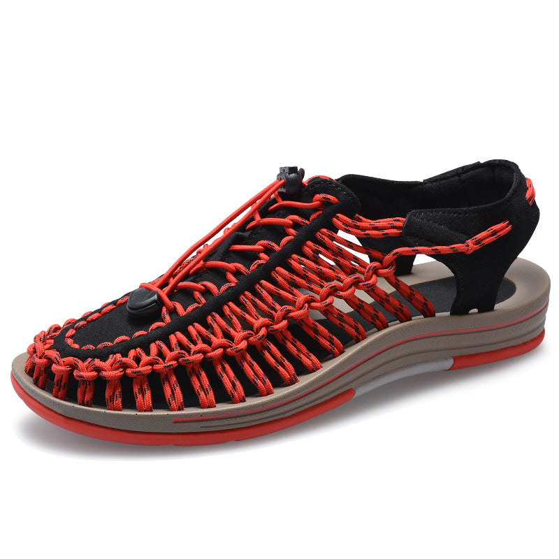 Summer Men's Hand-woven Casual Beach Sandals