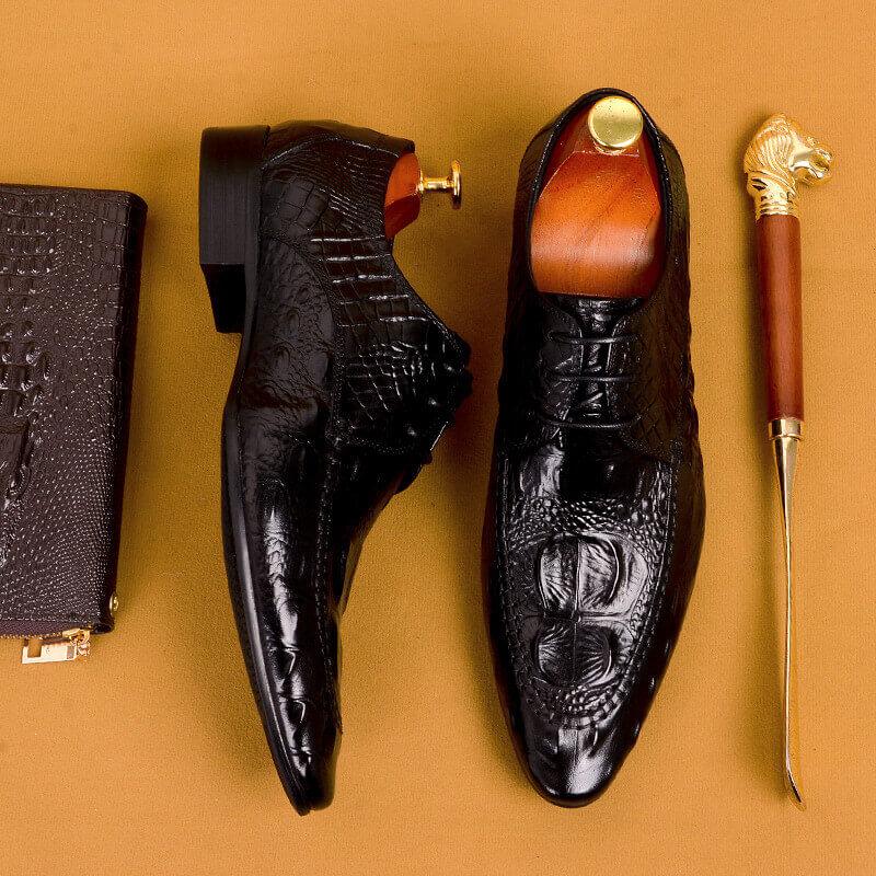 Men's Business Casual Pointed Leather Shoes