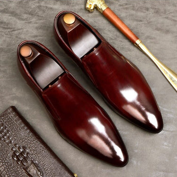 Handmade Leather Oxford Party Wedding Shoe For Men