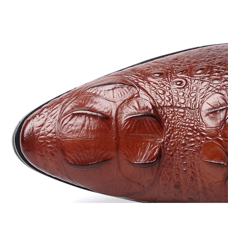 Crocodile Buckle Men Leather Shoes