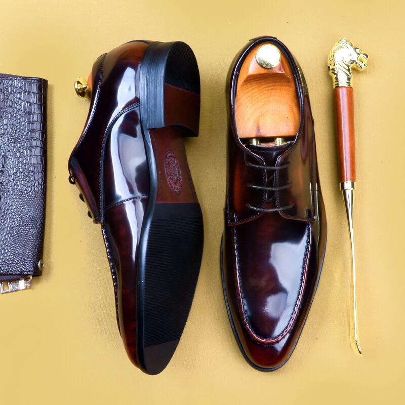 Business Men's Formal Wear Pointed Leather Shoes