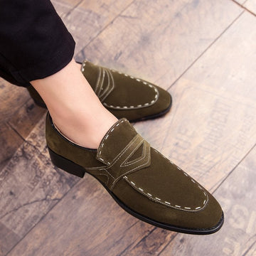 One-step Frosted Pointed Sand Shoes