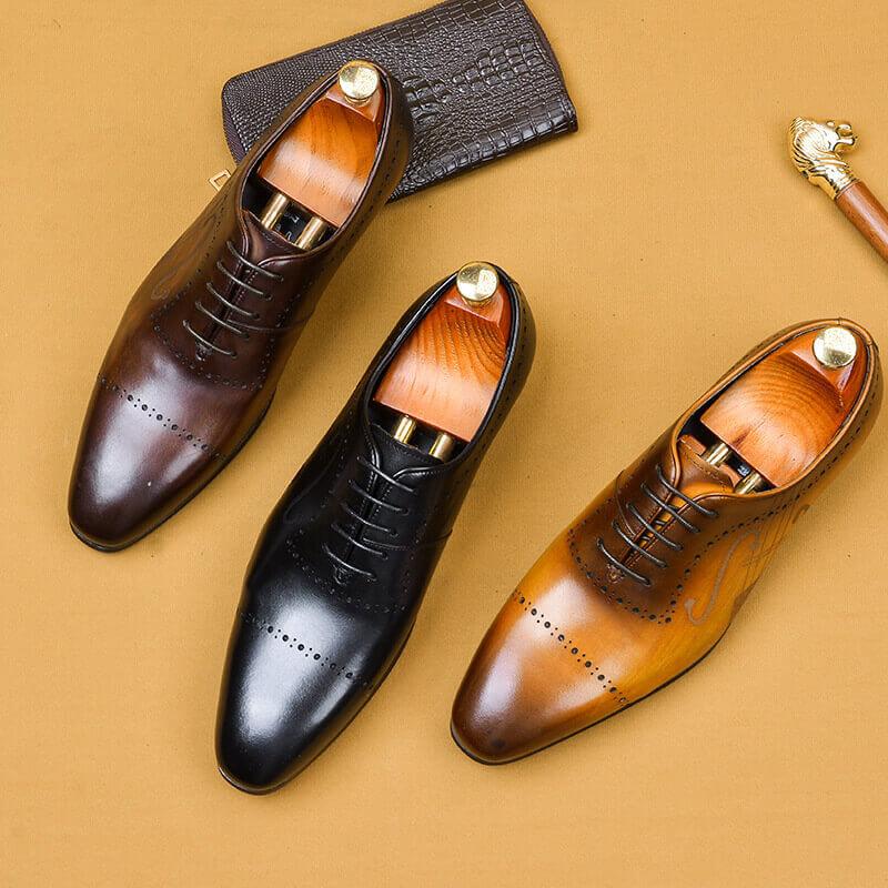 Retro Bullock Business Dress Shoes