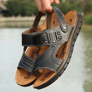 Leather Comfortable And Non-Slip Summer Sandals