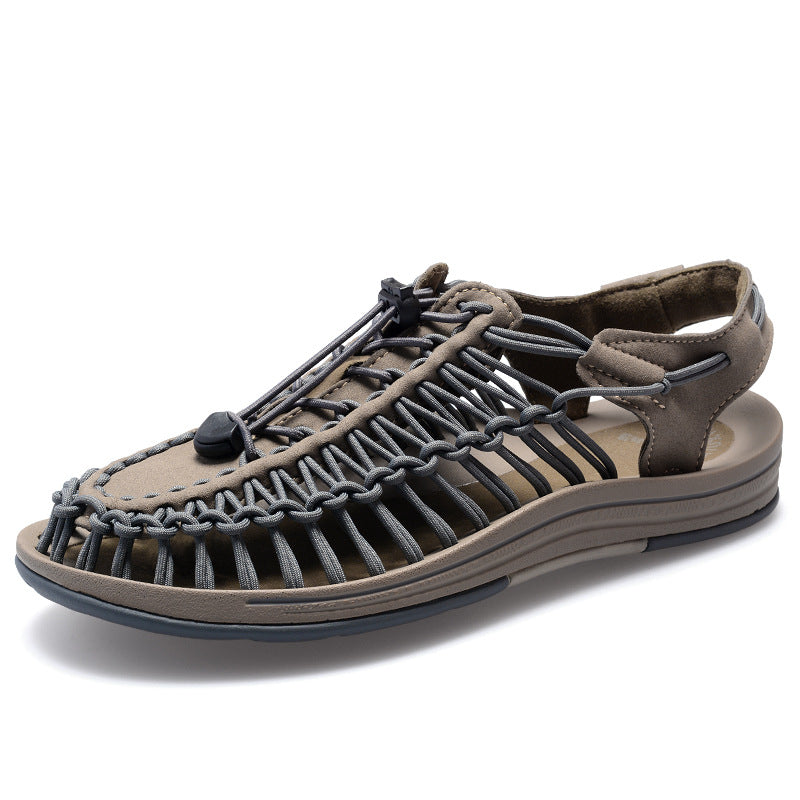 Summer Men's Hand-woven Casual Beach Sandals