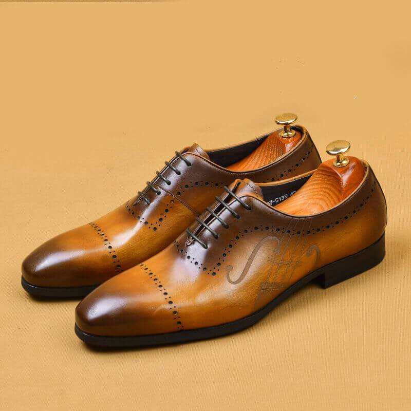 Retro Bullock Business Dress Shoes