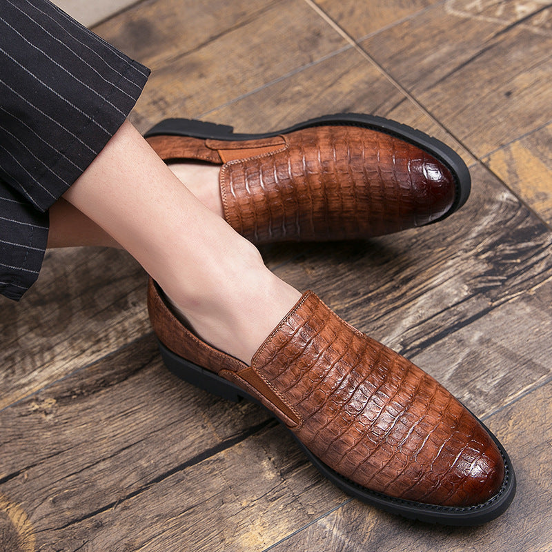 Business Men's Shoes  Pattern Casual Shoes