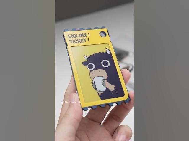 A pocket-sized color e-paper display designed for everyday carry.