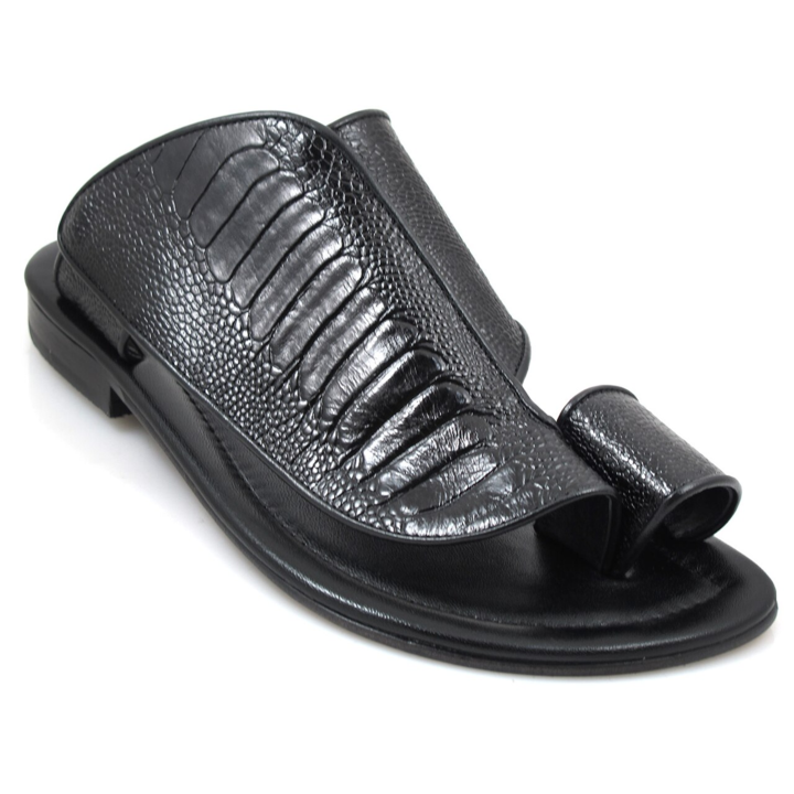 Ostrich Push Toe Casual Sandals