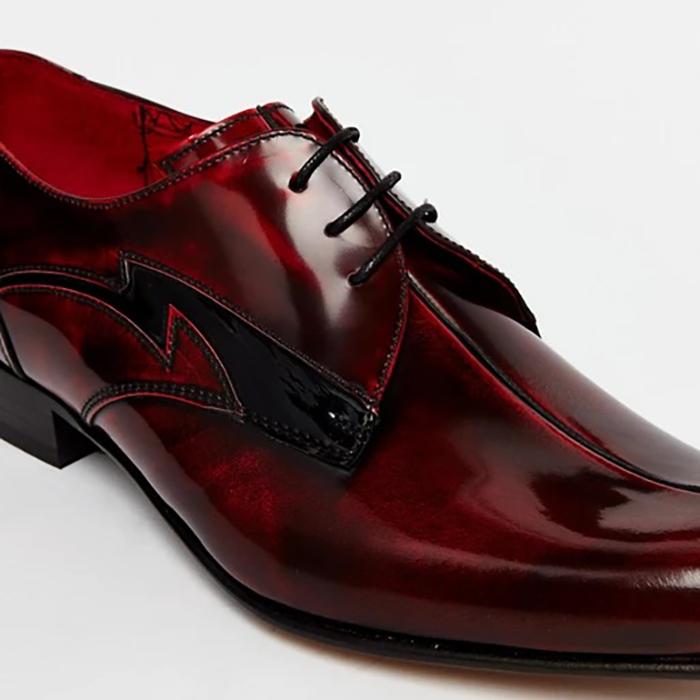 Men Leather Derby Dress Shoe