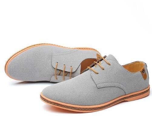 Large Suede Leather Oxford Casual Men's Shoes