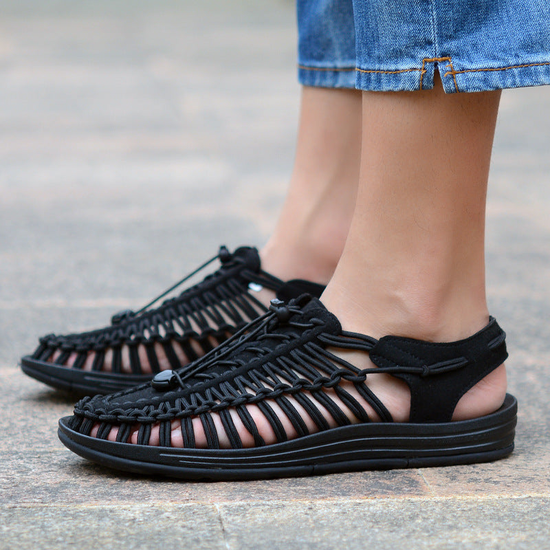 Summer Men's Hand-woven Casual Beach Sandals