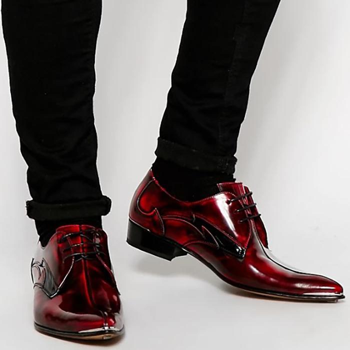 Men Leather Derby Dress Shoe