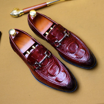 Leather Shoes British Business Casual Shoes