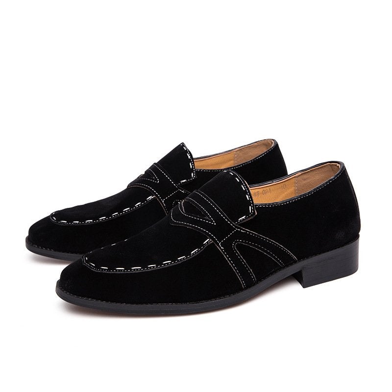 One-step Frosted Pointed Sand Shoes