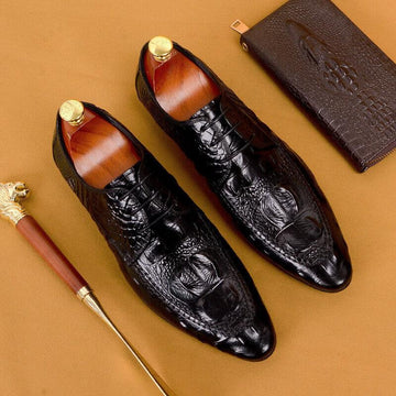 Men's Business Casual Pointed Leather Shoes