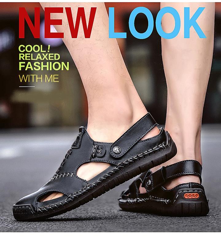 Men's Summer Handmade Soft Leather Sandals