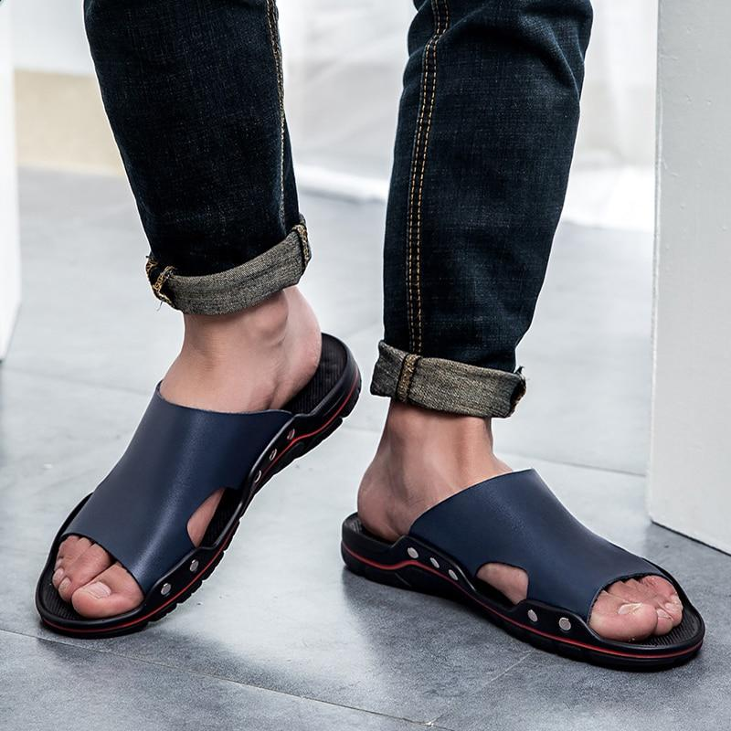 Men's Summer Sandals Casual Beach Flip Flops Shoes