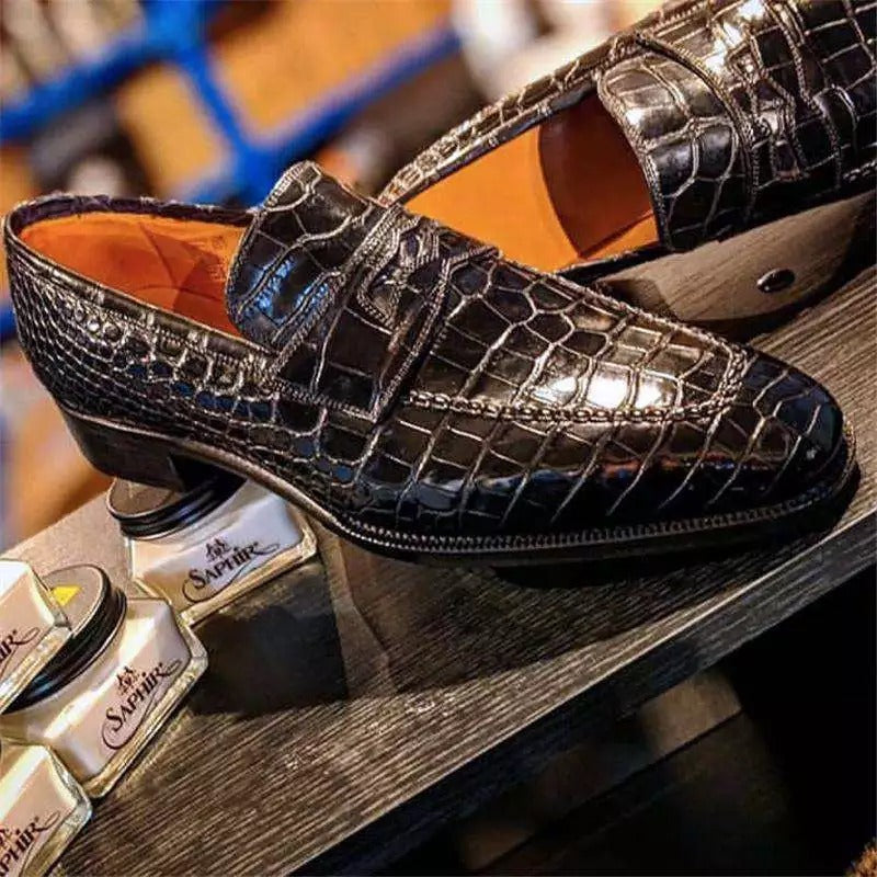 Crocodile Alligator Formal Shoes
