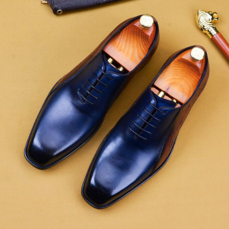 Men Lace-Up Handemade Leather Shoes