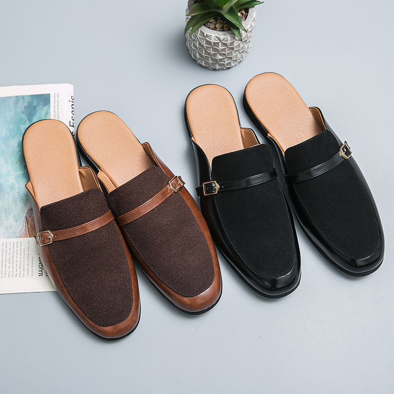 British Business Leather Sandals Fashion Breathable Shoes