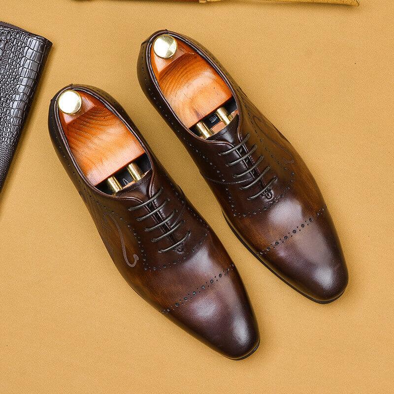 Retro Bullock Business Dress Shoes