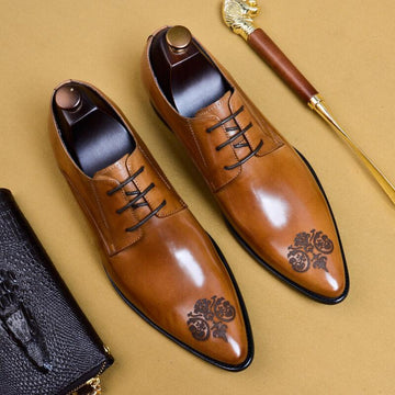 Men's Bullock Carved Oxford Shoes