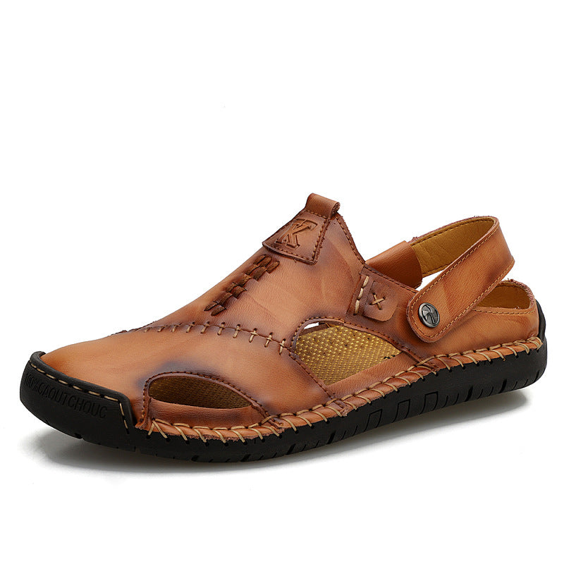 Men's Summer Handmade Soft Leather Sandals