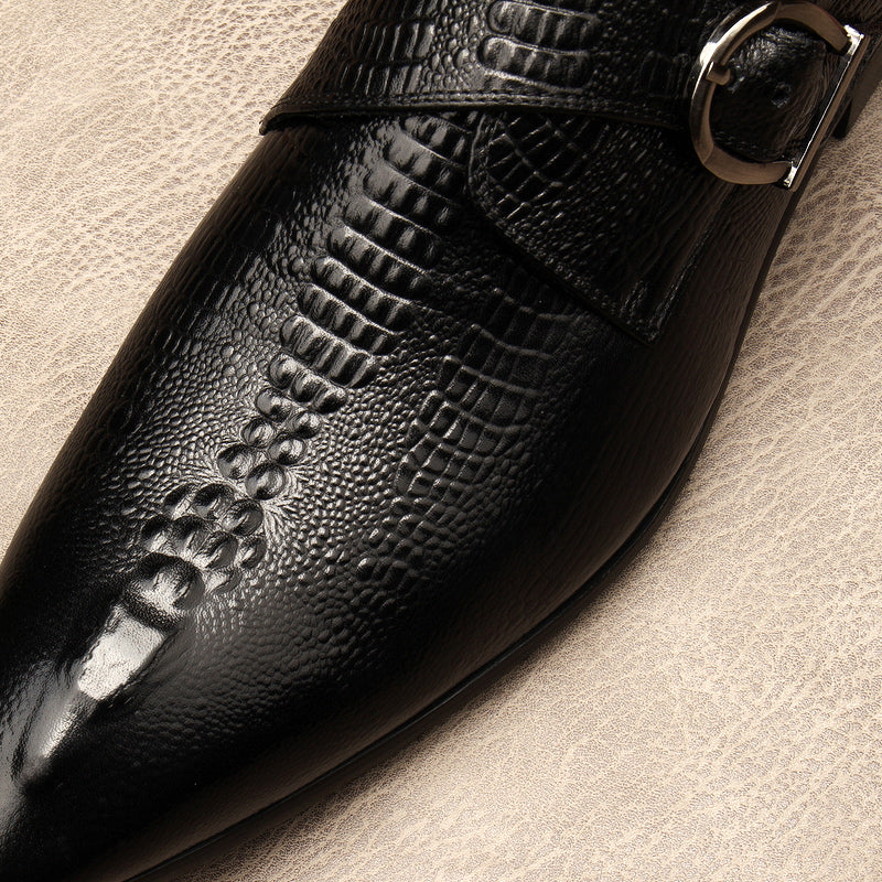 Italian Style Hasp Dress Shoes For Men
